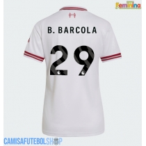 Camisa de time de futebol Liverpool Bradley Barcola #29 Replicas 2º Equipamento Feminina 2026-27 Manga Curta